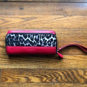 Coach Leopard Print Wallet